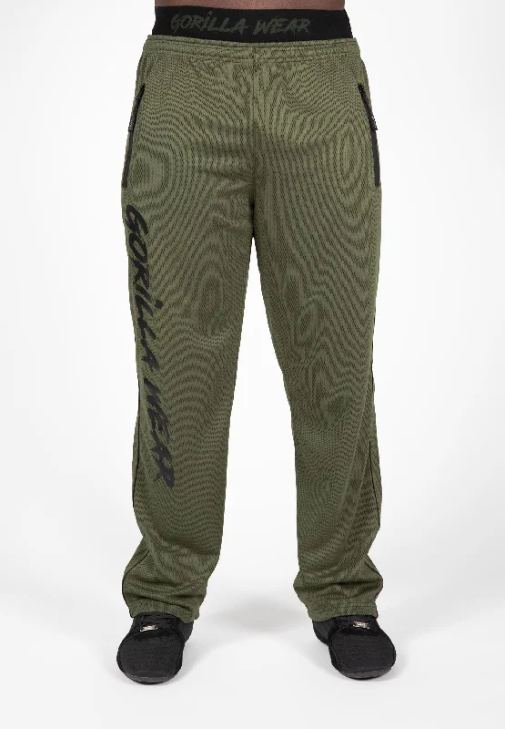 Slim-Fit Trousers for Formal Occasions-Mercury Mesh Pants - Army Green/Black