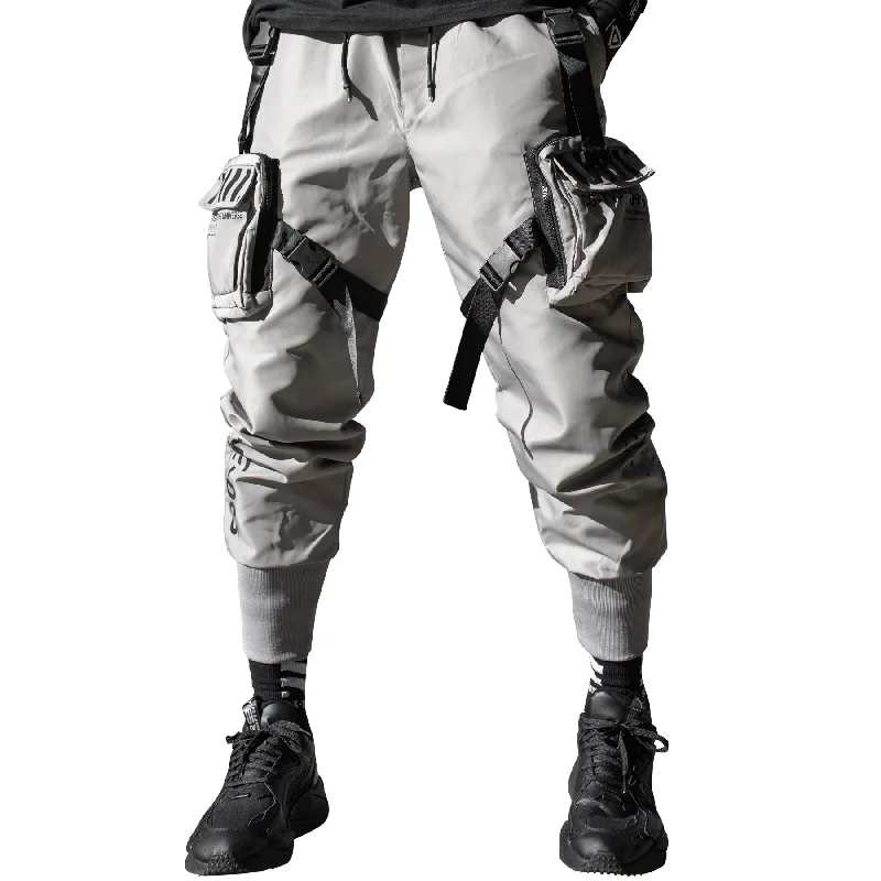 Soft Drawstring Pants for Casual Days-CG-Type 09S Metal Grey Cargo Pants