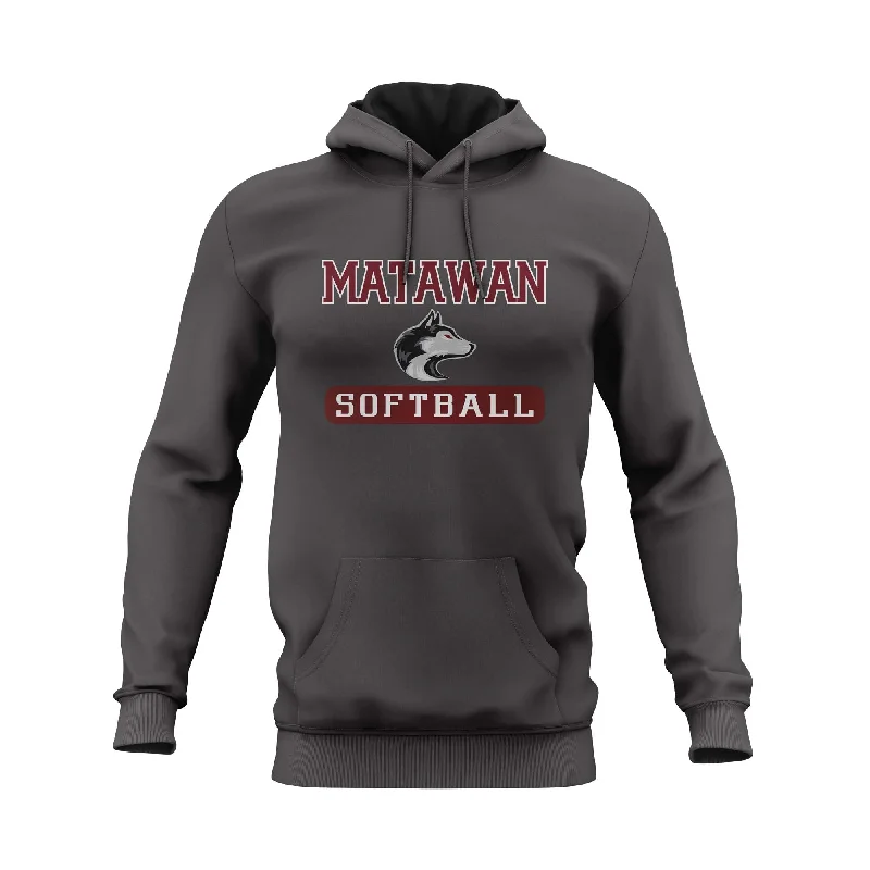 Soft and Warm Hoodies for Winter Comfort-Matawan Huskies Gray Pullover Hoodie