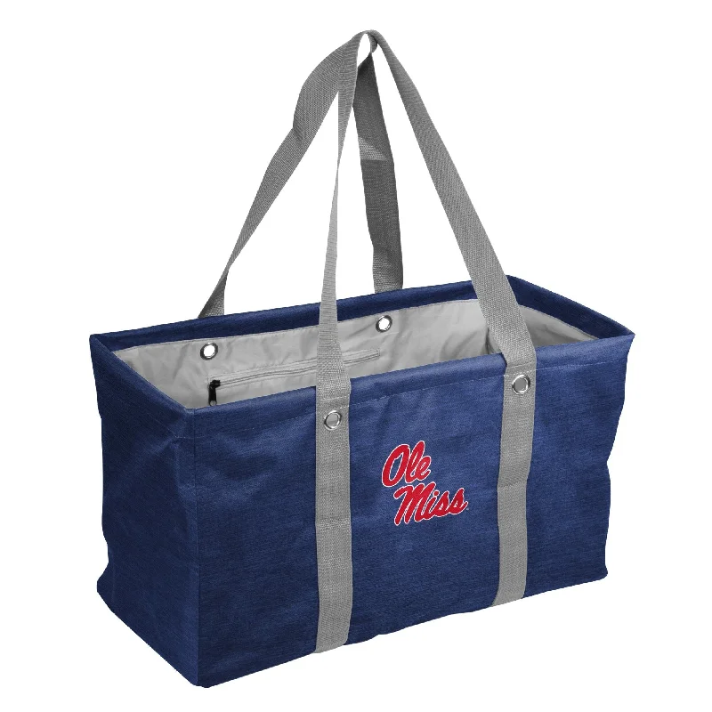 Colorful Sports Caps for Active Days-Ole Miss Crosshatch Picnic Caddy