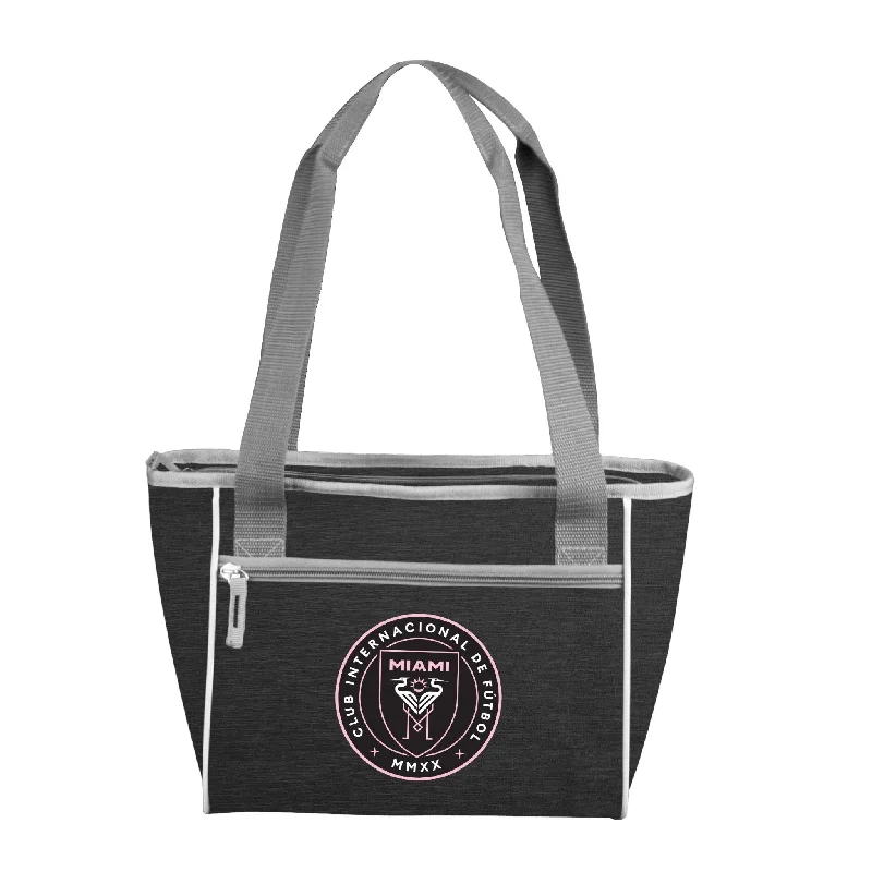 Fashionable Newsboy Caps for Classic Looks-Inter Miami FC Crosshatch 16 Can Cooler Tote