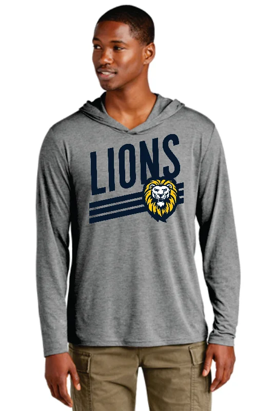 Hoodies with Custom Prints for Unique Style-Lions Long Sleeve Hoodie Shirt - Unisex