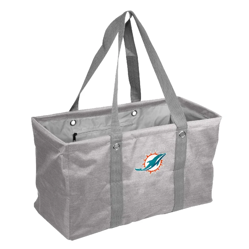 Premium Wool Hats for Warmth and Style-Miami Dolphins Crosshatch Picnic Caddy