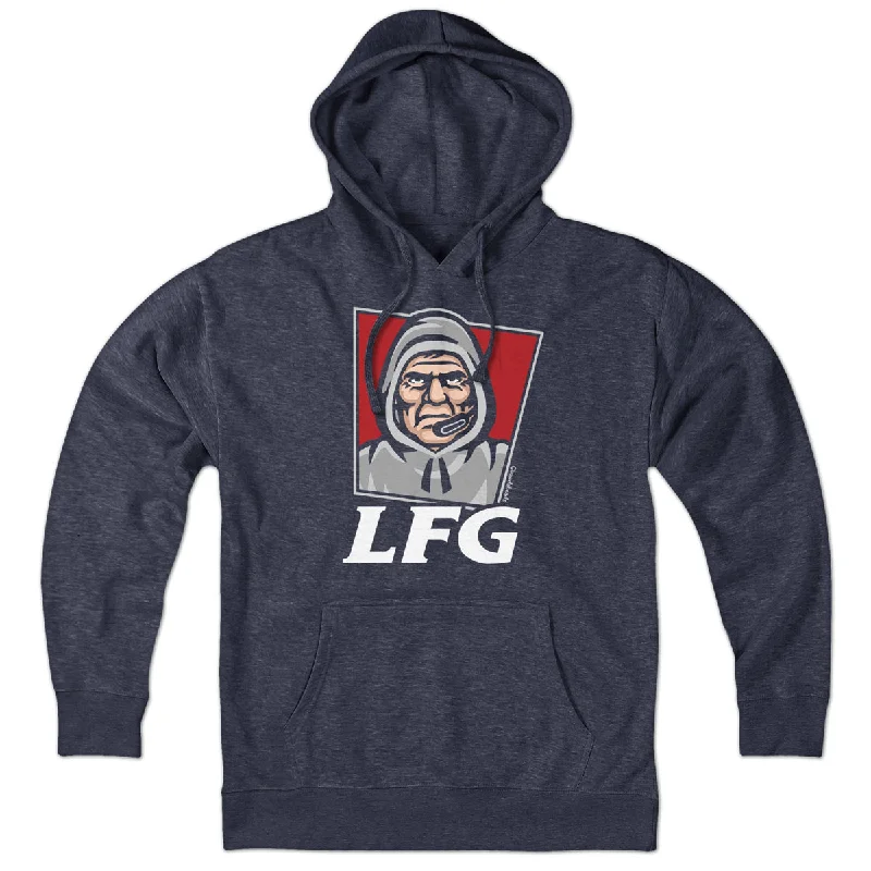 Comfortable Pullover Hoodies for Cold Mornings-LFG Belichick Logo Hoodie