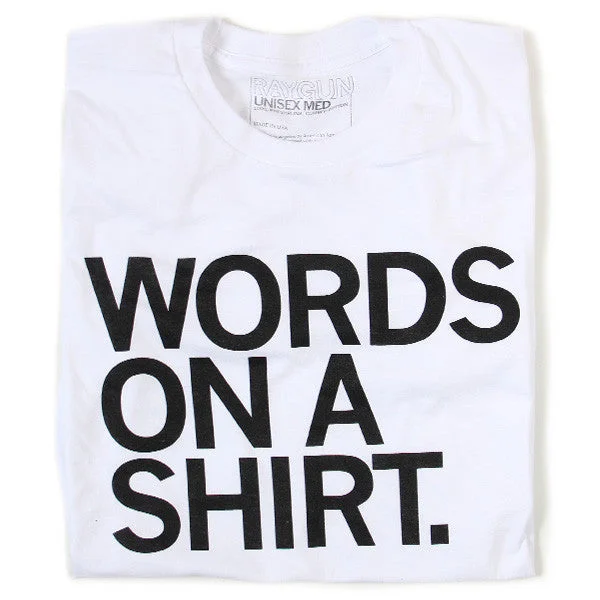 Eco-Friendly Printed T-Shirt for Sustainable Fashion-Words On A Shirt