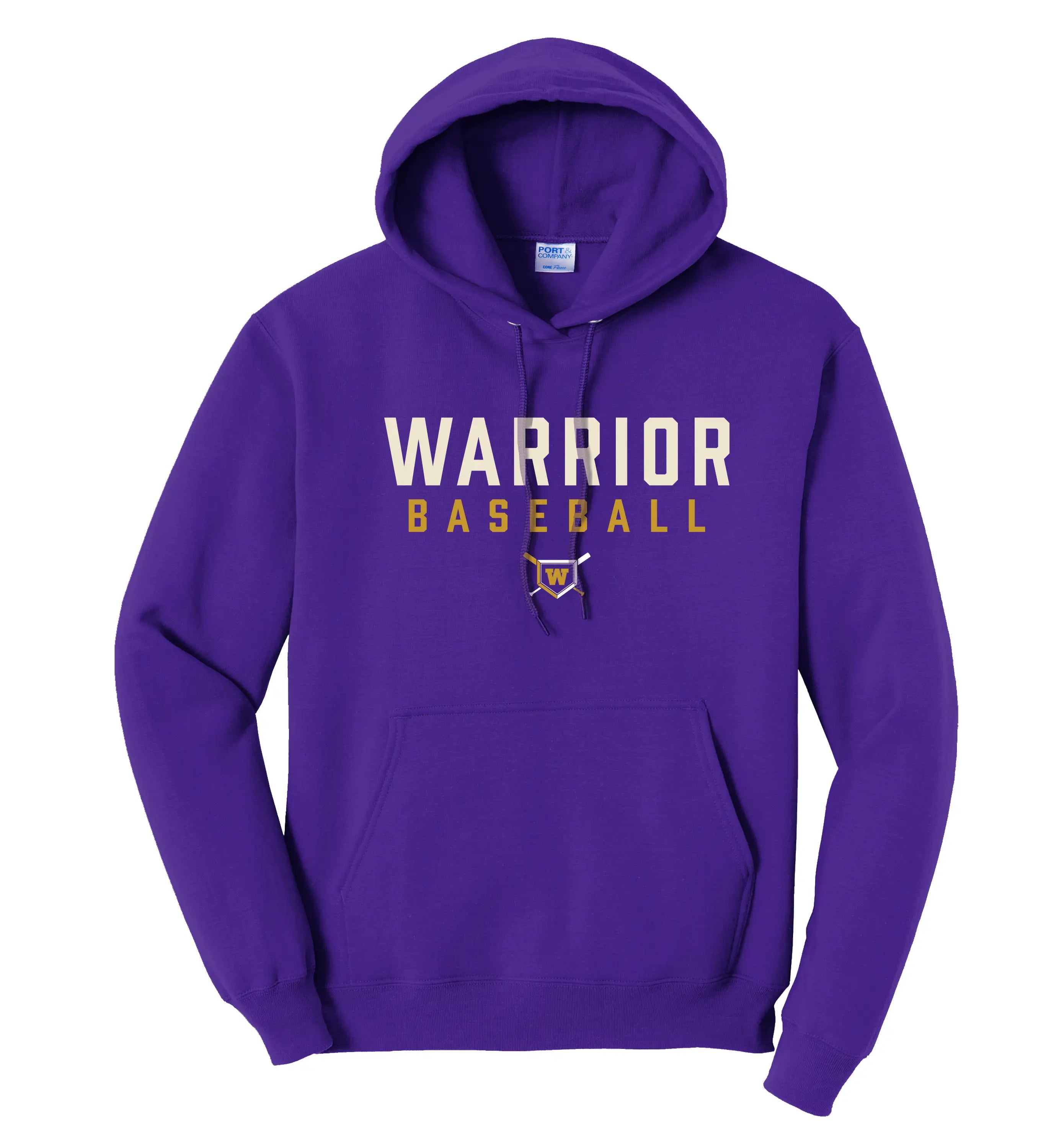 Athletic Hoodies for Workout Sessions-ADULT WARRIOR Baseball Hoodie - SF500