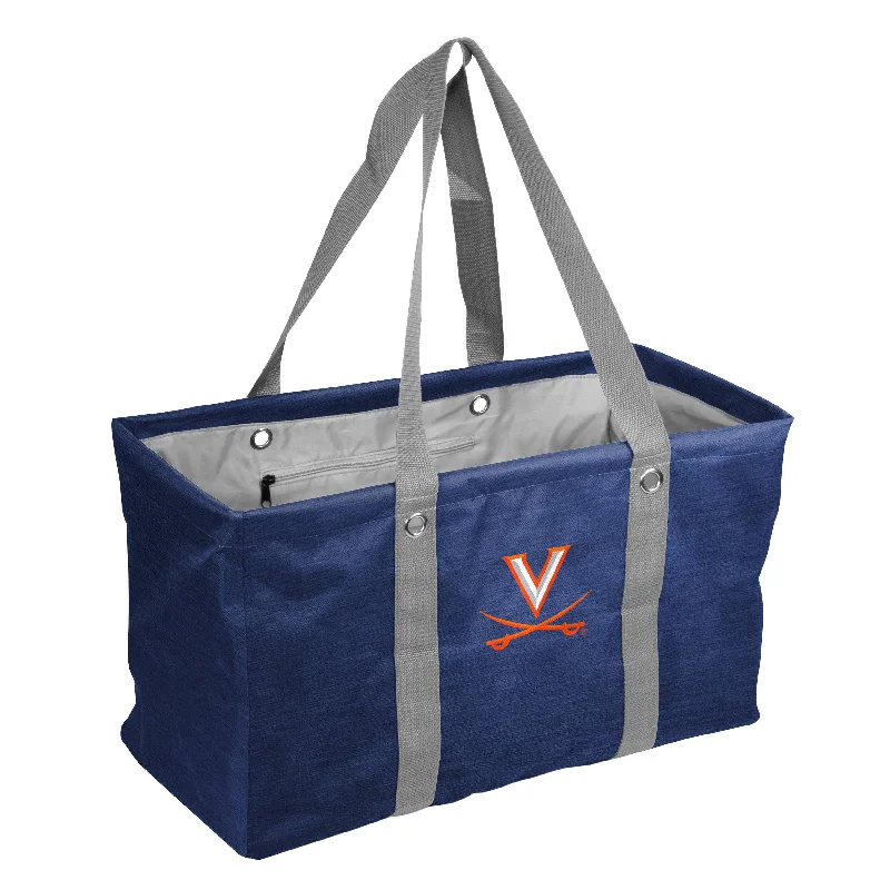 Personalized Hats for Promotional Events-Virginia Crosshatch Picnic Caddy