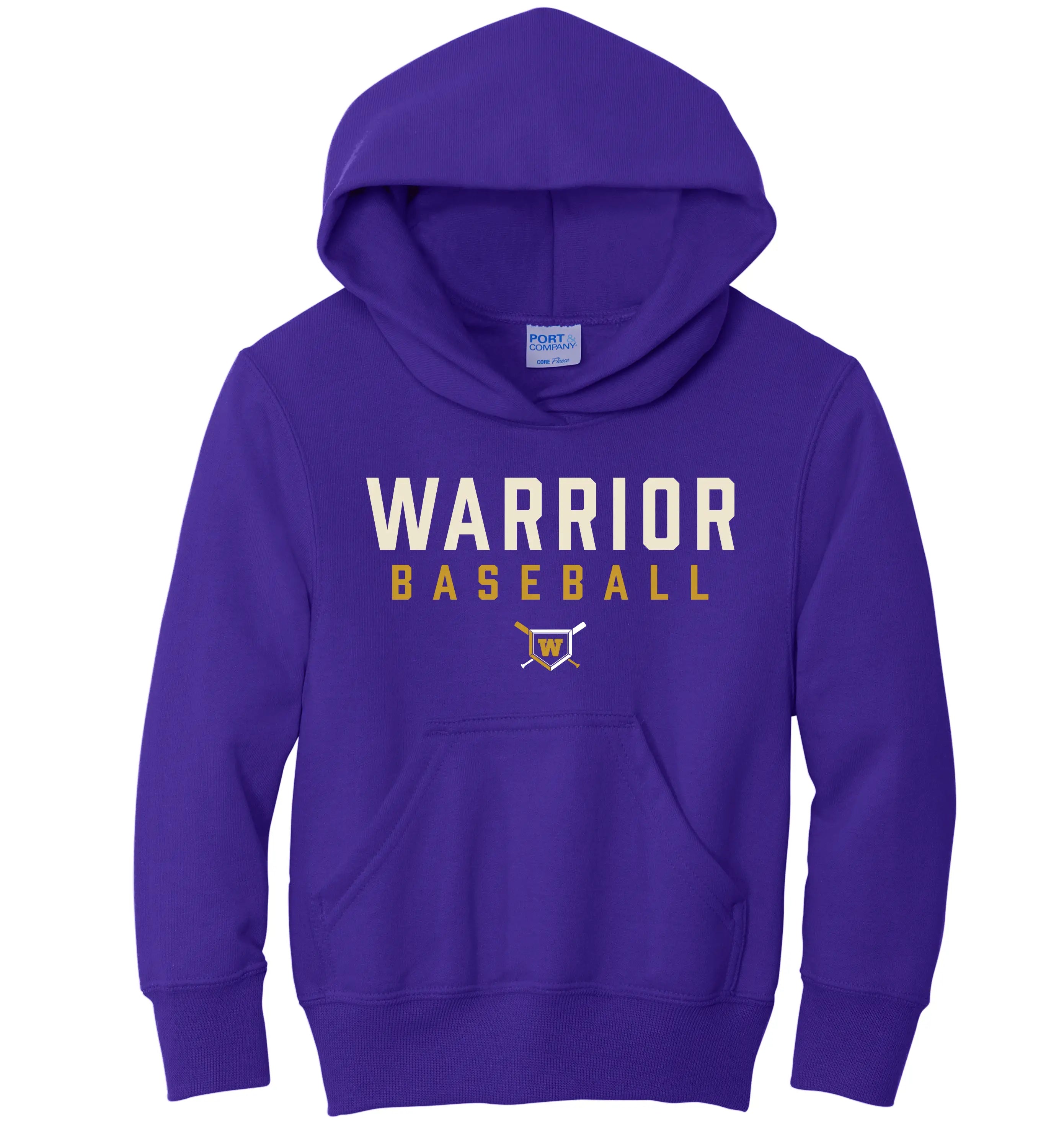 Hoodies with Custom Prints for Unique Style-YOUTH Warrior Baseball Hoodie PC90HY NEW