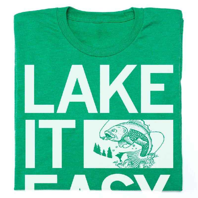 Classic Fit T-Shirt for Comfortable All-Day Wear-Lake It Easy Fishing