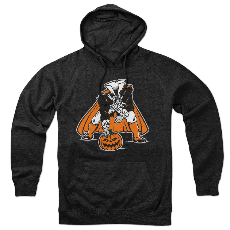 Hoodie Sweatshirts for Gym Wear-Three Point Stance Headless Horseman Hoodie