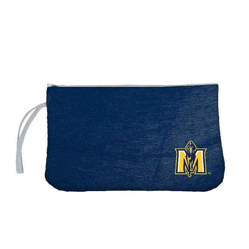 Cozy Fleece Lined Beanies for Cold Mornings-Murray State Crosshatch Wristlet