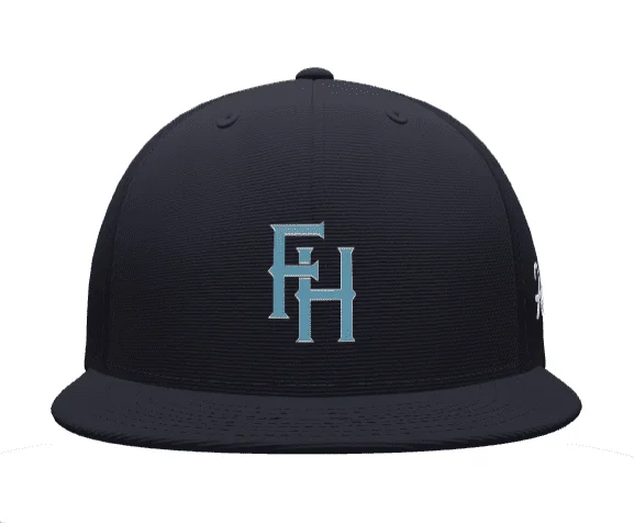 Hip-Hop Style Snapbacks for Street Fashion-Freehold Hustle Navy Hat w/ #