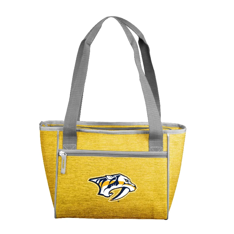 Custom Trucker Caps for Branding-Nashville Predators Crosshatch 16 Can Cooler Tote