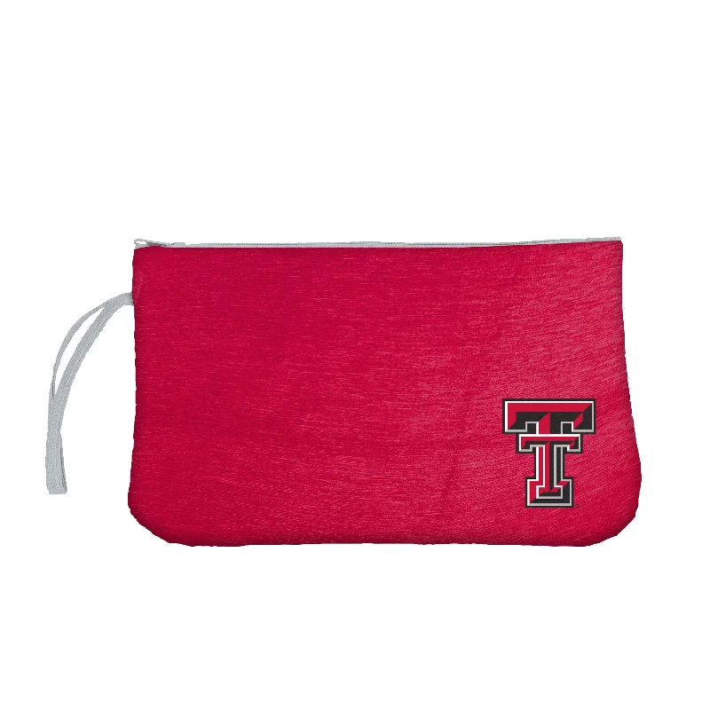 Custom Printed Caps for Special Occasions-Texas Tech Crosshatch Wristlet