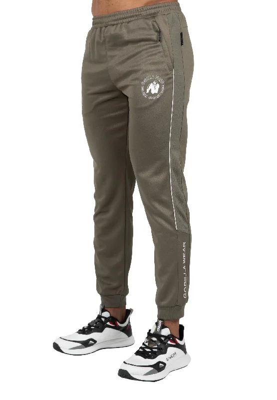 High-Quality Joggers for Comfort and Style-Broxton Track Pants-Army Green