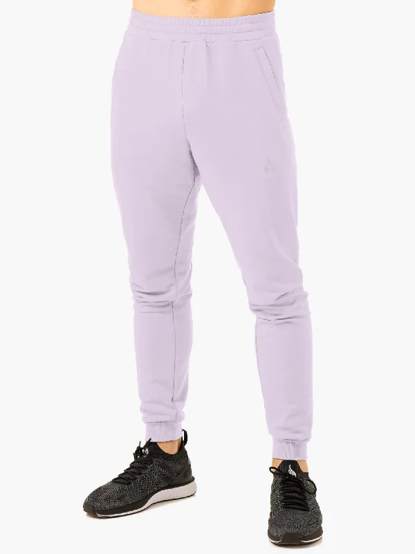 Soft Jogging Pants for Daily Comfort-Heritage Fleece Track Pants - Lavender