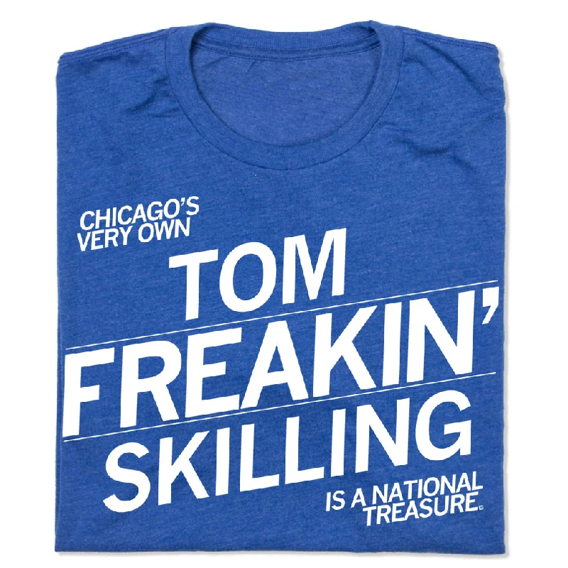 Plain T-Shirt for Basic Wardrobe Staple-Tom Freakin Skilling