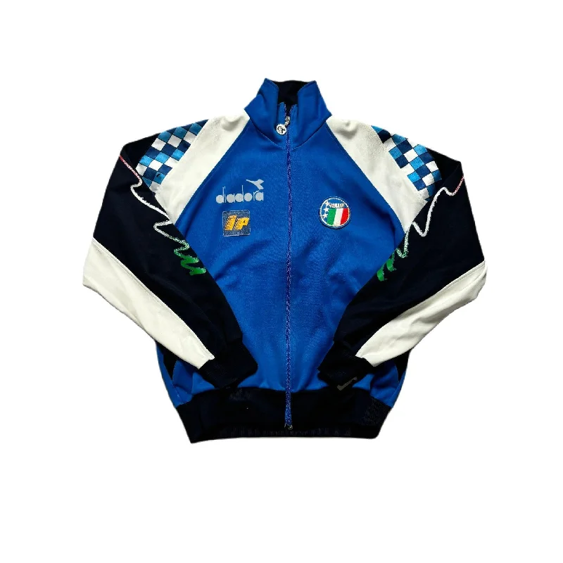 Custom Printed Jackets for Special Occasions-1990 - 91 Italy Track Jacket - L