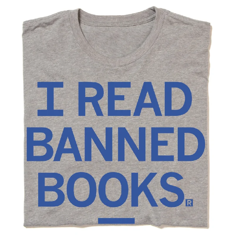 Custom Printed T-Shirt for Birthday Parties-I Read Banned Books