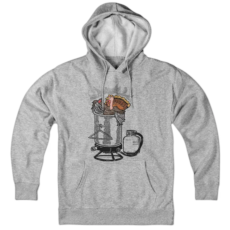 Fashionable Hoodies for College Students-Fried Turkey Hoodie