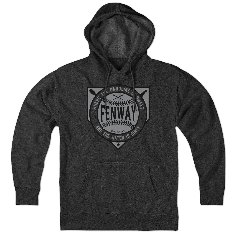 Fashionable Crop Hoodies for a Trendy Look-Fenway Sweet & Dirty Blackout Hoodie