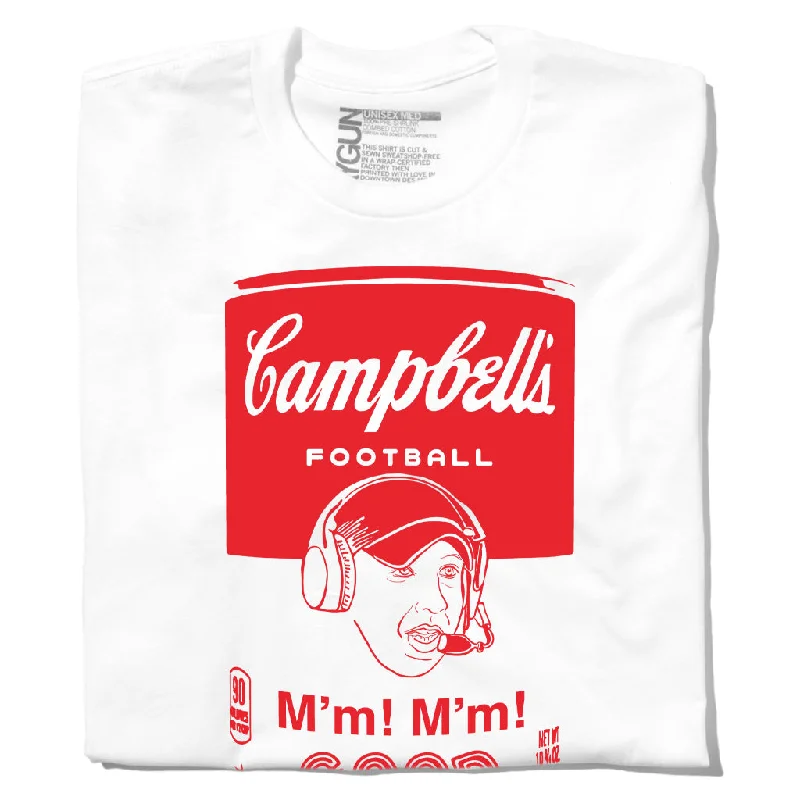 Lightweight T-Shirt for Hot Summer Days-Matt Campbell's Football Soup Can