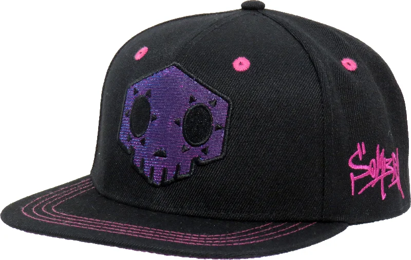 Trendy Bucket Hats for Summer Festivals-Overwatch Sombra Snapback Cap