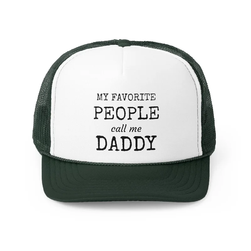 Custom Baseball Hats for Teams-My Favorite People Trucker Caps