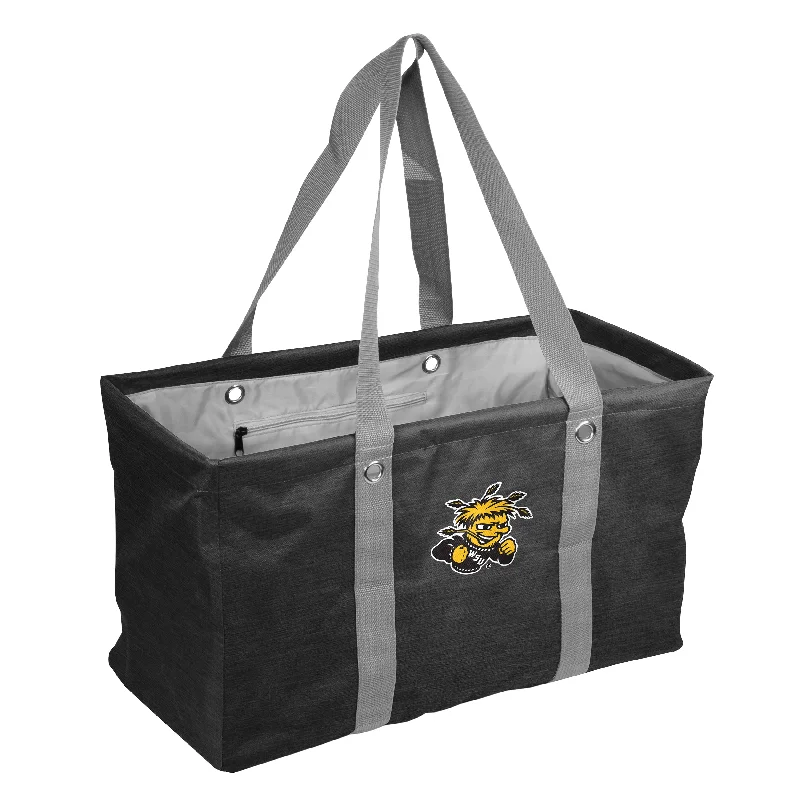 Warm Knit Beanies for Winter Wear-Wichita State Crosshatch Picnic Caddy