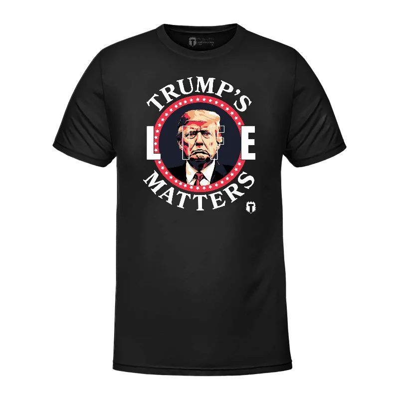 Plain T-Shirt for Basic Wardrobe Staple-Trumps Life Matters T-Shirt