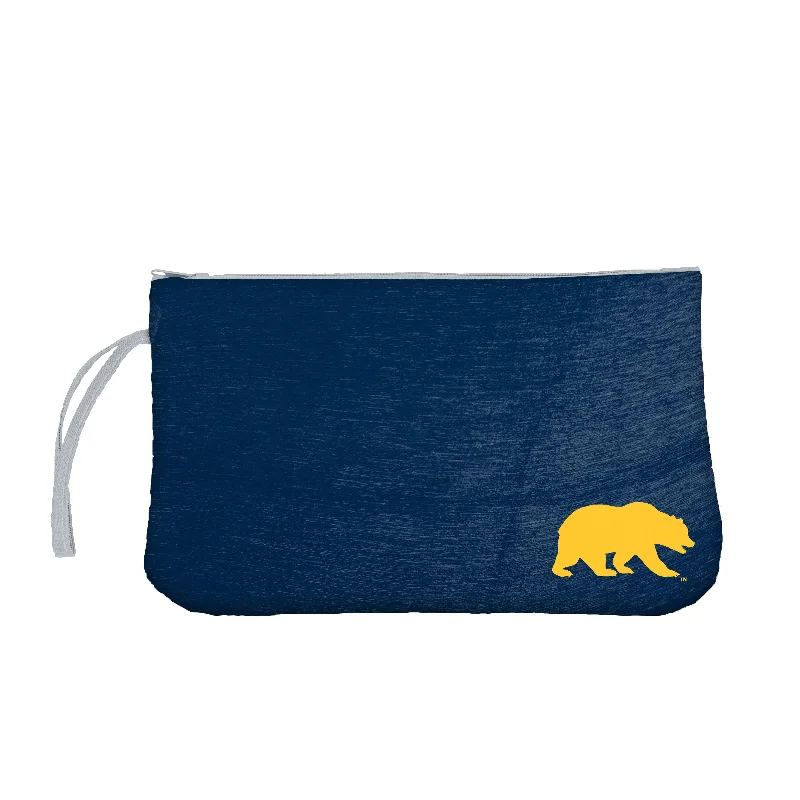 Relaxed Fit Caps for Casual Outfits-California Berkeley Crosshatch Wristlet