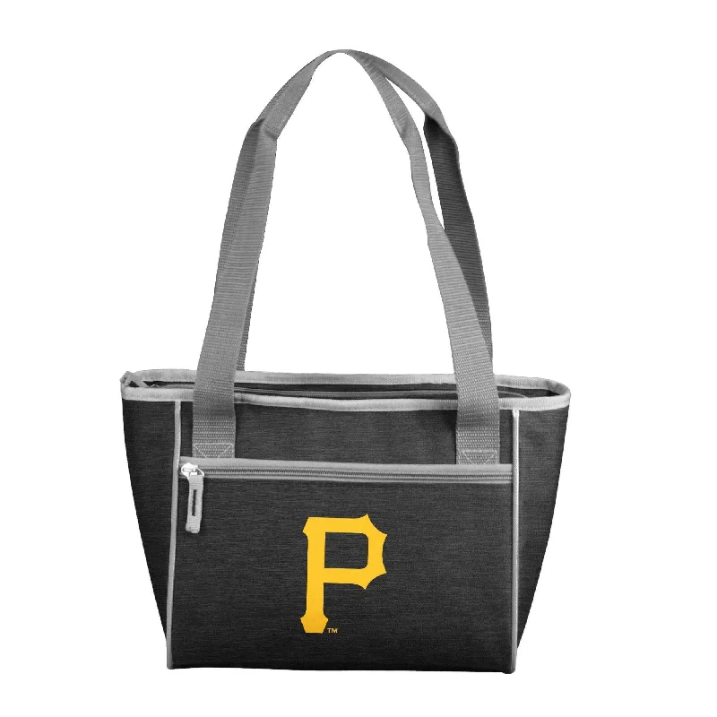 High-Quality Wool Caps for Luxury Fashion-Pittsburgh Pirates Crosshatch 16 Can Cooler Tote