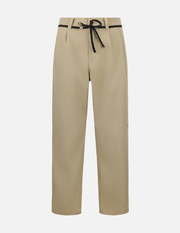 Tailored Suit Pants for Formal Events-Logo Embroidery Relax Fit Chino Pants