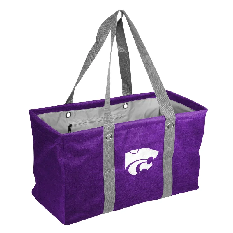 Wide-Brimmed Hats for Sun Protection-Kansas State Crosshatch Picnic Caddy