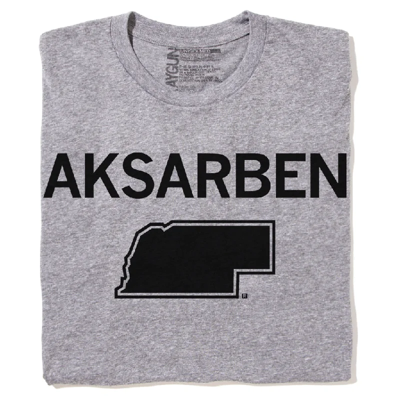 T-Shirt with Tie-Dye Design for Retro Look-Nebraska Aksarben