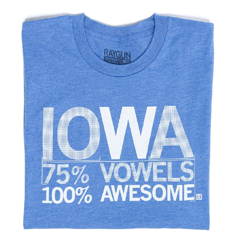 Stylish T-Shirt for Casual and Comfortable Wear-Iowa Vowels