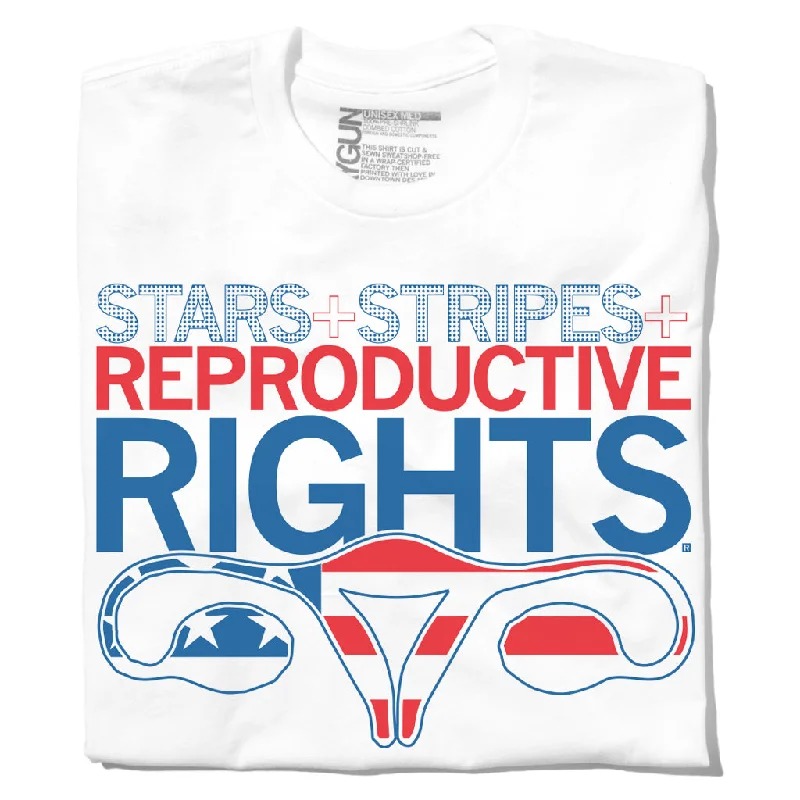 Personalized T-Shirt for Special Occasions-Stars Stripes and Reproductive Rights