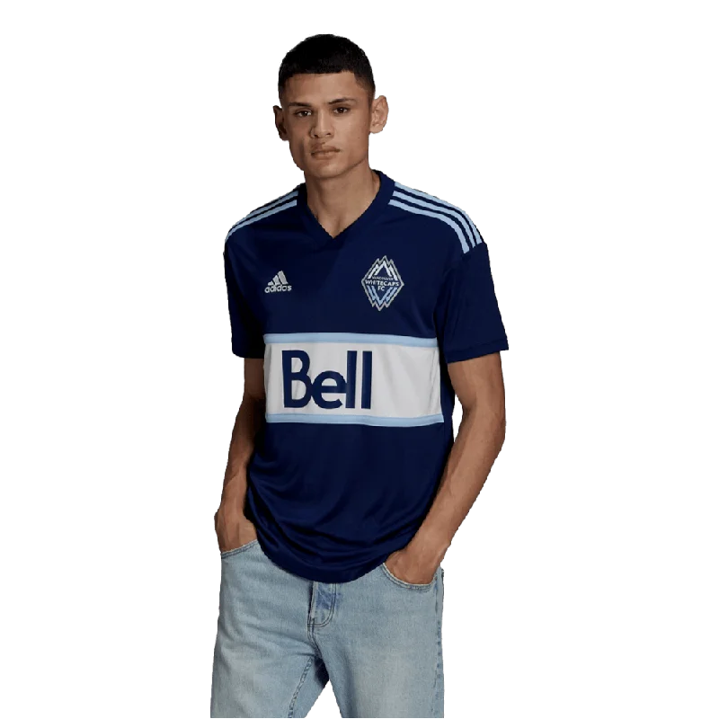 Trendy Flat Caps for Timeless Style-Adidas Vancouver Whitecaps 22/23 Away Jersey