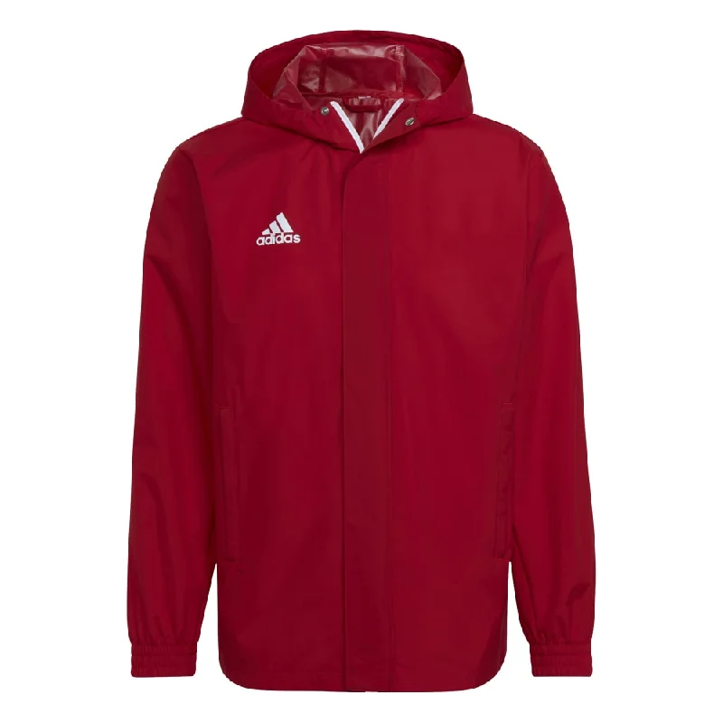 Windproof Jackets for Hiking and Travel-Adidas Entrada 22 All Weather Jacket