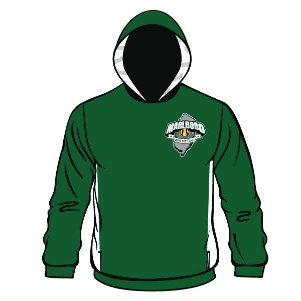 Cozy Fleece Hoodies for Extra Warmth-MARLBORO SOFTBALL Sublimated Hoodie Green