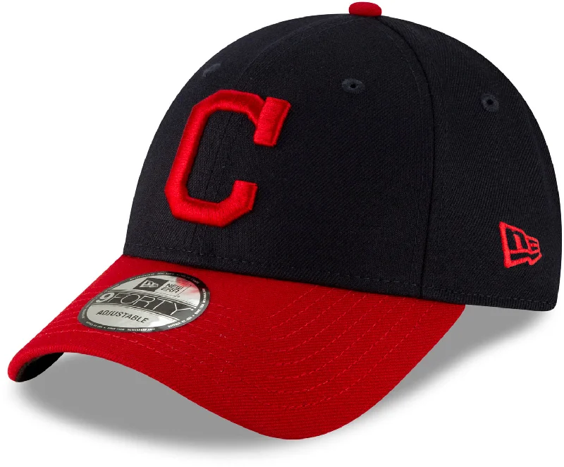 Hipster Beanies for Trendy Winter Fashion-Cleveland Indians New Era 940 The League Pinch Hitter Baseball Cap