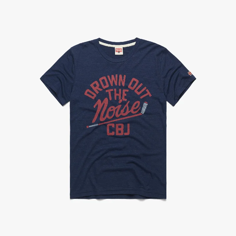 T-Shirt with Minimalist Design for Simple Style-Drown Out The Noise CBJ