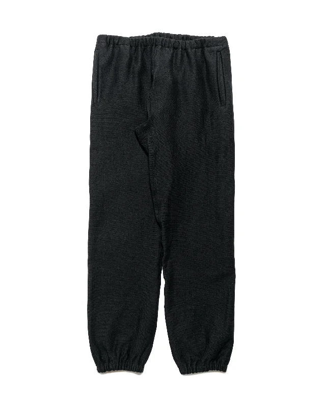 Stretchy Yoga Pants for Comfort-The Real McCoy's MC20115 Heavyweight Sweatpants Black