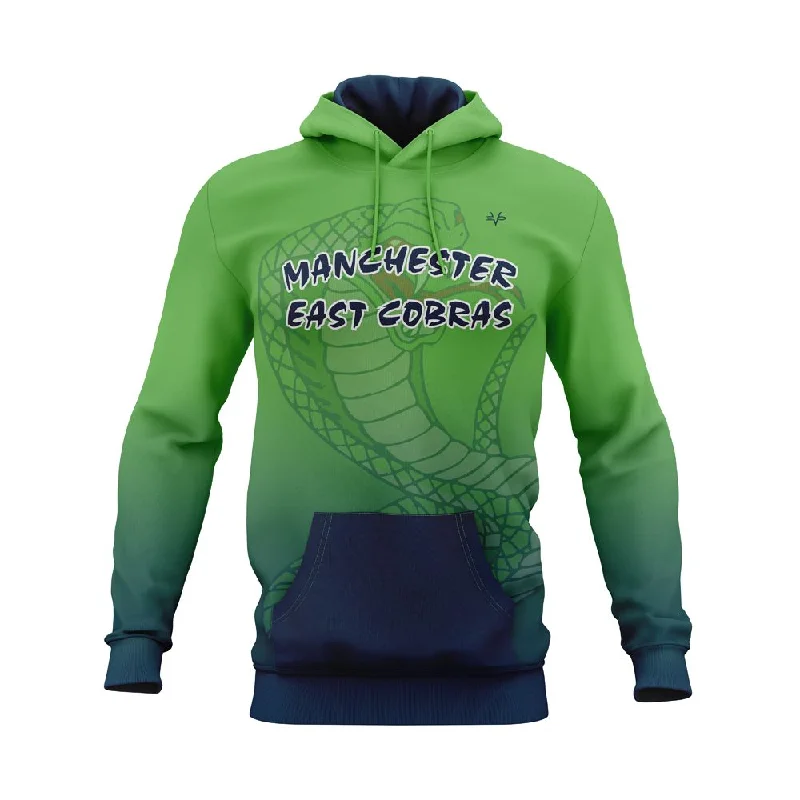 Custom Printed Hoodies for Special Occasions-Manchester East Cobras Hoodie FB