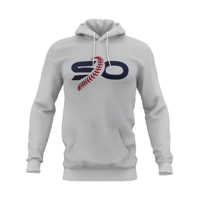 Classic Pullover Hoodies for Simple Style-SOBA Semi Hoodie Grey