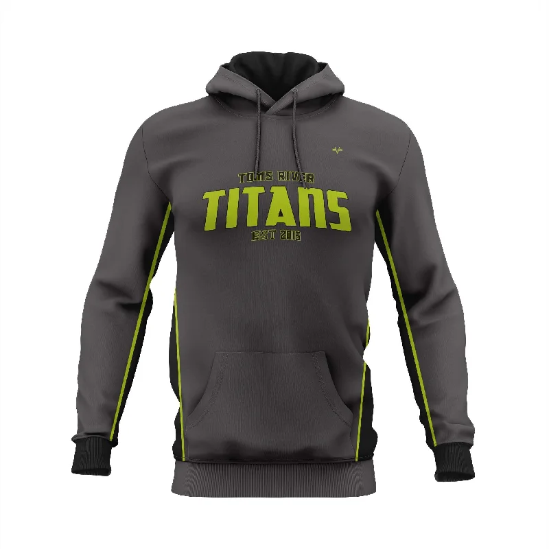 Sports Hoodies for Active Adventures-Toms River Titans Charcoal Hoodie