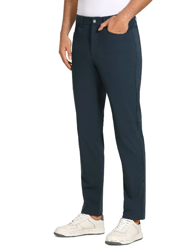 Cozy Flannel Lined Pants for Cold Weather-All-day Comfy Slim-Fit Golf Pants 30'' - 5-pockets