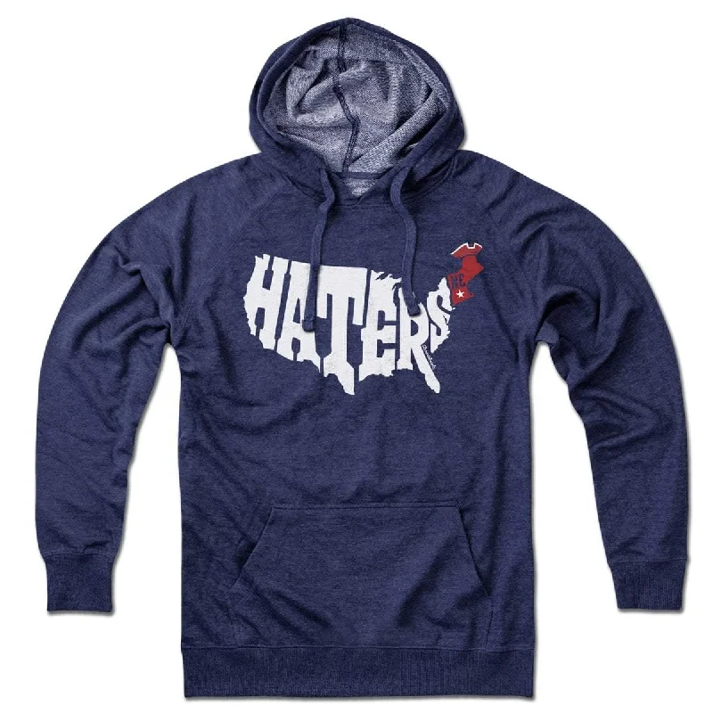 Youth Hoodies for Comfortable Play-New England Haters Map Hoodie