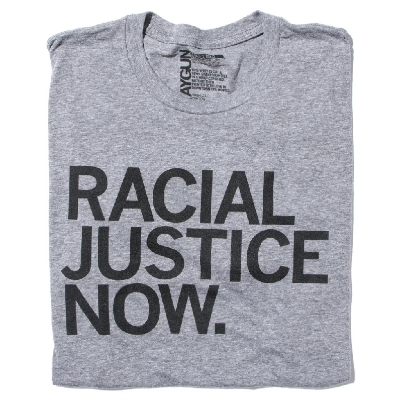 Customizable T-Shirt for Group Events-Racial Justice Now