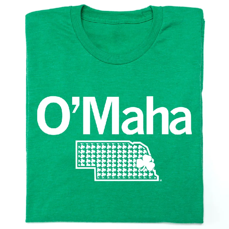 T-Shirt with Team Name and Logo for Sports-O Maha